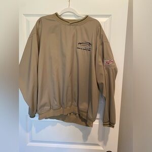 Mens large waterproof crewneck jacket